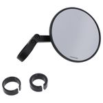 Handlebar End Mirror Universal Black E-Tested Left Right Usable Highsider