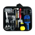 147PCS Watch Repair Tool Kit Back Case Opener Remover Spring Pin Bars Watchmaker