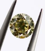 Certified Natural Champagne Color Diamond 0.216 Carat 3.8 mm Round Cut Loose