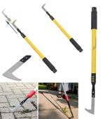 TELESCOPIC EXTENDING PATIO GROOVE KNIFE PAVING SLAB DECKING WEED WEEDER WEEDING