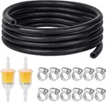 3m 1/4in Fuel Line Set 6mm Hose Filters Clamps Motorbike Lawn Mower Auto Engines