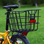 Bike Basket Rear Easily Install Sturdy Universal Accessory for Cycling Bikes