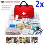 420 PIECE FIRST AID KIT BAG MEDICAL TRAVEL 1ST AID EMERGENCY HOME CAR WORKPLACE