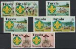 Tuvalu 1977 : Scout - 2x Good Set Very Fine MNH Stamps