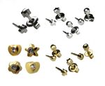 Stainless Steel Stud Earrings Hypoallergenic Sterile Ear Piercings Studs  2&4mm