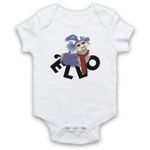 LABYRINTH THE WORM 'ELLO ALLO HELLO FANTASY BOWIE FILM BABY GROW BABYGROW GIFT