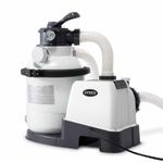 Intex 26644 Krystal Clear 1500 GPH Above Ground Swimming Pool Sand Filter Pump