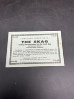 1963 The Skag Surfboards $10 Discount Certificate Hermosa Beach California