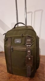 Tumi Wheeled Roller Backpack Ballistic Nylon Green Similar To Peterson Carry On