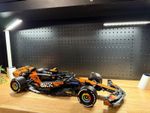 F1-Style Slick Wheels for 42141 McLaren Car – Pirelli/Google Inspired Stickers