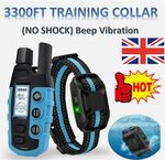 1000M Electric Pet Dog Training E-Collar Anti-Bark Obedience Remote Control UK