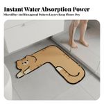 right-angle designd Corner Mat Quick-Drying right-angle designd Kitchen Mat