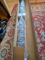 Duronic 60" Projector Screen MPS60 /43 BK, BLACK Pull-Down Projector Screen, Scr