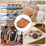 Wooden Bracelet Making Kit DIY Friendship Braiding Tool Multi Cord Jewelry Maker