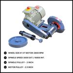 TOOL POST GRINDER FOR LATHE HEAVY DUTY 8" STONE WITH INTERNAL GRINDER SPINDLE
