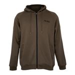 Avid Compound Zip Hoodie Brown - All Sizes - Carp Fishing Outdoor Clothing