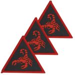 3rd Deep Recce Strike Brigade Combat Team Red Black  x3 TRF