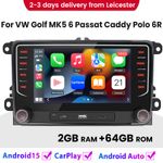 Android 15 Apple Carplay Car Radio Stereo For VW Golf MK5 6 Passat Caddy Polo 6R