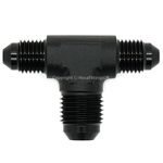 AN-8 to AN-6 BLACK JIC EXPANDER/REDUCER 3 WAY MALE T-PIECE Fuel Oil Adapter