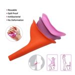 Female Urine Wee Funnel Portable Woman Ladies She Urinal Camping Travel Loo Pee