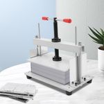 Manual Paper Press Machine A4+ Flattener with Balance Bar 3300lbs Pressure UK