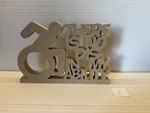 Home Decor 22cm Wide 14.5cm High MDF Sign Home Decor