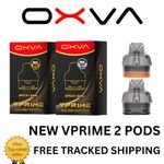 OXVA VPRIME 2 XL Replacement Pods Pack of 2 Pods Dual Mesh -FOR VPRIME 2 POD KIT