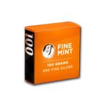 100 gram Cast-Poured Silver Bar - 9Fine Mint-Pre-Sale