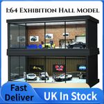 UK 1/43 Scale Diorama Car Showroom Model LED Lighting Garage Scene Display Model