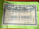 1952 Ford Class A share certificate, vintage,