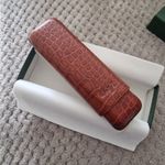 ​ Davidoff Cigar case Crocodile-style brown finish ​Product Code: 90329 . Rare