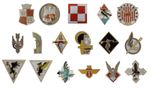 Polish Royal Air Force RAF Squadron Pin Badges - 17 Formations & Squadrons Flag