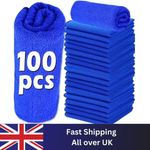 Microfibre Cleaning Cloths , Dark Blue Super soft 30 x 30 cm