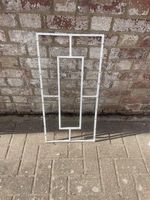 Art Deco Style Window Security Grill, Metal . 70 X 35 Cms