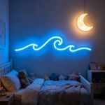 Movie Time Neon Sign Popcorn Cinema LED Neon Light for Wall Decor Dimmable Neon