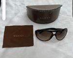 Vintage GUCCI GG 1639/S Tortoise Wrap Sunglasses Men’s Shield Y2K Brown Italy