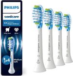 Philips Sonicare C3 Premium Plaque Defence Brush Heads 4 Pack White Replacement