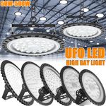 LED High Bay Light 50/100/200/300/500W Low Bay UFO Warehouse Industrial Lights