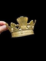 Vintage metal Gold coloured Crown for saint statue
