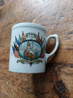 Vintage First World War Small Peace  Mug From  1919 Grey