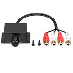 LC-1 Car Amplifier Volume Control RCA Level Bass Knob Remote Audio Universal
