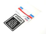83925521 Towing Warning Decal Fits Ford "10 & TW Series & 3 Cylinder" 