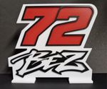 Marco Bezzecchi Moto Gp racer Aprillia Display  Not world superbike valentino 