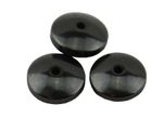 Pack of 40 Hematite 10x4mm Rhondelle Beads (37887-128) 
