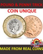 COIN UNIQUE NEW £1 COIN VERSION - 12 SIDED NEW POUND COIN CLOSE UP MAGIC TRICK