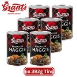 Grants Haggis 392g x 6 Pack