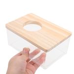 Hamster Sand Bath Container Bathtub for Gerbil Ferret Chinchilla Digging Sand