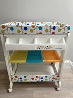 Cosetto Easi Peasi Infant Changing Table Unit - built in bath, wheels, storage