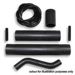 BLACK Samco Silicon Rad Hoses fit Suzuki GT 750 1972-1977