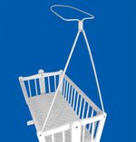 HOLDER FOR CANOPY / DRAPE HOLDER FOR BABY CRIB CRADLE SCREW FITTED
